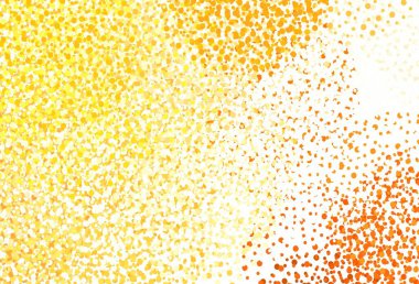 Açık Turuncu vektör arkaplan ve noktalar. Doğa tarzında bulanık halkaları olan güzel renkli çizimler. İş ilanınız için tasarım.