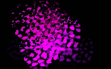 Soyut şekilli koyu mor vektör dokusu. Soyut tarzda rengarenk gradyan şekilleri olan bir resim. Kartvizitiniz için modern tasarım.