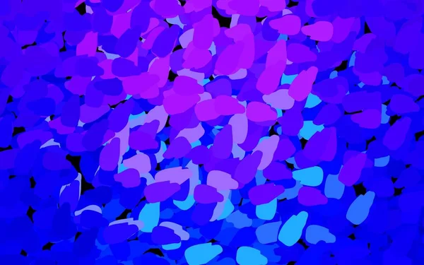 Rosa Oscuro Textura Vectorial Azul Con Formas Abstractas Ilustración Colorida — Vector de stock