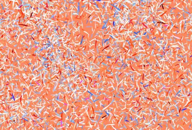 Açık pembe, parlak çizgili mavi vektör arkaplan. Çizgilerle modern geometrik soyut çizim. Reklam, kitapçıklar, broşürler için desen.