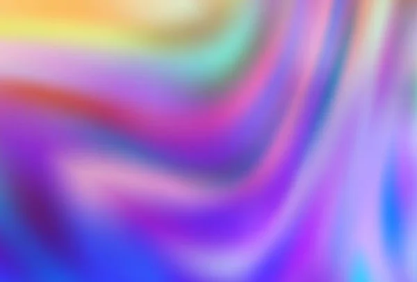 Modèle Flou Bleu Clair Vecteur Jaune Illustration Colorée Abstraite Avec — Image vectorielle
