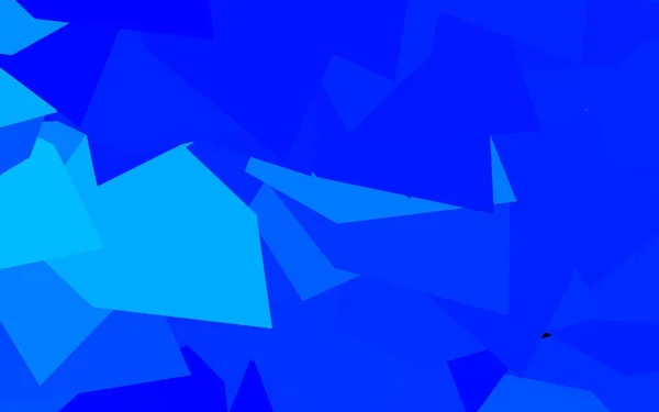 Agencement Vectoriel Bleu Foncé Avec Lignes Triangles Illustration Abstraite Moderne — Image vectorielle