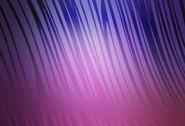Lichtpaarse Roze Vectorlay Out Met Gebogen Lijnen Gloednieuwe Kleurrijke Illustratie — Stockvector