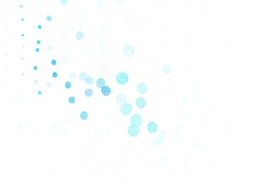 Çember şekilli açık mavi vektör düzeni. Bulanık dekoratif tasarım baloncuklu soyut tarzda. Marka kitabınız için yeni şablon.