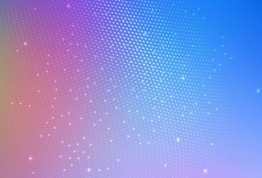 Açık mavi, kırmızı vektör, renkli su damlaları olan soyut çizimler. Doğa tarzında renkli baloncuklu soyut illüstrasyon. İş reklamları için akıllı tasarım.