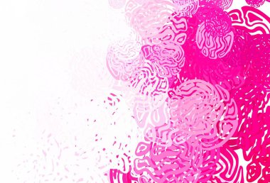 Soyut biçimlerde açık pembe vektör dokusu. Soyut gradyan şekilli basit renkli çizimler. Duvar kağıtları için zarif tasarım.