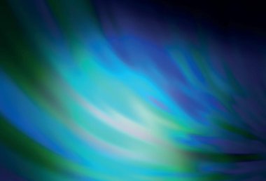 Koyu mavi vektör parlak şablonu bulanıklaştırdı. Renkli soyut çizimler ve gradyan. Tasarımlar için arka plan.