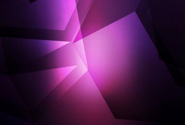 Koyu pembe vektör soyut mozaik zemin. Üçgenlerden oluşan parlayan çokgen çizimler. İşiniz için en iyi üçgen tasarım.