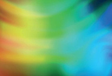 Açık mavi, sarı vektör parlak dokuyu bulanıklaştırdı. Soyut renkli gradyan çizimi. İşiniz için yepyeni bir tasarım..