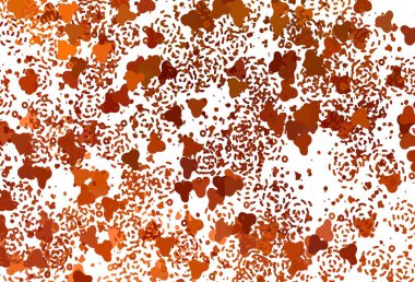 Soyut biçimlerde Light Orange vektör dokusu. Soyut gradyan şekilli basit renkli çizimler. Duvar kağıtları için zarif tasarım.