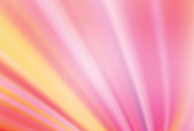 Açık pembe, sarı vektör renkli bulanık arkaplan. Yaratıcı illüstrasyon, yarım tonlu ve eğimli. İşiniz için yeni tasarım.