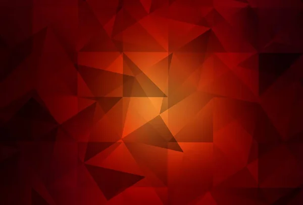 Vetor Vermelho Escuro Padrão Mosaico Abstrato Ilustração Geométrica Estilo Origami —  Vetores de Stock