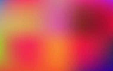 Açık pembe, sarı vektör eğimli bulanık çizim. Görüntü tarzında renkli, soyut bir çizim. Uygulamalarınız için modern tasarım.