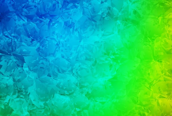 Světle Modrá Zelená Vektorová Přírodní Kulisa Růžemi Květy Květiny Gradientem — Stockový vektor
