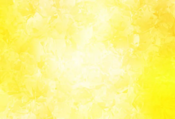Luz Amarelo Layout Vetor Doodle Com Rosas Flores Uma Elegante — Vetor de Stock