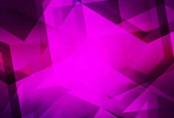 Темно Фіолетова Векторна Мозаїчна Текстура Трикутника Зразок Полігональними Фігурами Багатокутний — стоковий вектор