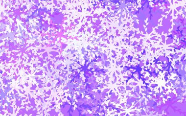 Açık Mor, rastgele şekilli pembe vektör deseni. Modern tarzda değişen renkli kaotik formlar. Bir cep telefonu için arka plan.