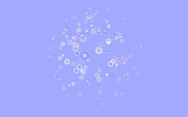 Light Blue Vector Backdrop Dots Beautiful Colored Illustration Blurred Circles — Stock Vector