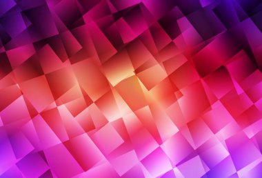 Açık pembe, çizgili sarı vektör düzeni, dikdörtgenler. Soyut arkaplanda dikdörtgenler ve renkli gradyanlar. Reklamınız, posteriniz, afişiniz için en iyi tasarım.