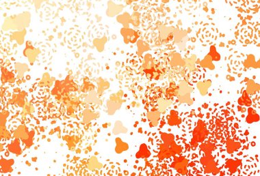 Soyut biçimlerde Light Orange vektör dokusu. Modern tarzda değişen renkli kaotik formlar. Web siteniz için basit tasarım.