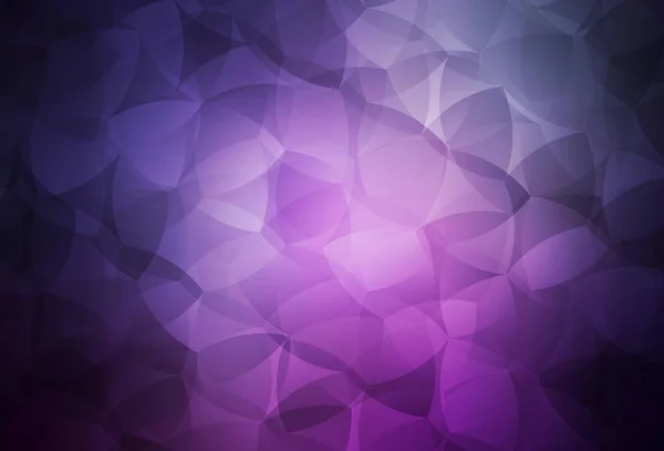 Violet Foncé Polygone Vectoriel Rose Mise Page Abstraite Illustration Géométrique — Image vectorielle