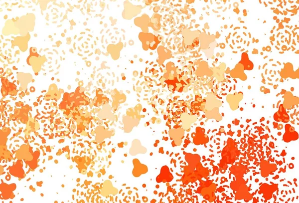 Soyut biçimlerde Light Orange vektör dokusu. Modern tarzda değişen renkli kaotik formlar. Web siteniz için basit tasarım.