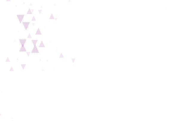 Světle Růžové Vektorové Pozadí Polygonálním Stylem Kruhy Moderní Abstraktní Ilustrace — Stockový vektor