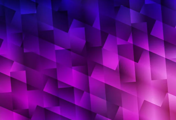 Темно Фиолетовый Векторный Узор Квадратном Стиле Иллюстрация Набором Красочных Прямоугольников — стоковый вектор