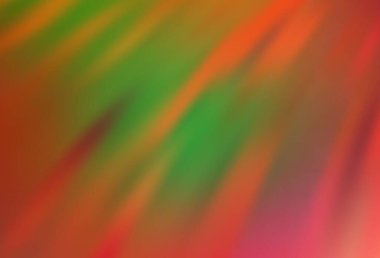 Açık Kırmızı, sarı vektör bulanık şablon. Gradyan ile modern soyut çizim. Çalışmalarınız için akıllı tasarım.