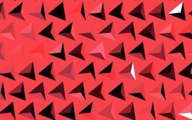 Çokgen şekilli koyu kırmızı vektör deseni. Renkli üçgenli modern soyut illüstrasyon. Kartvizitiniz için modern tasarım.