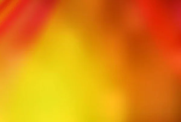 Hellroter Gelber Vektor Verschwommener Hintergrund Eine Elegante Helle Illustration Mit — Stockvektor
