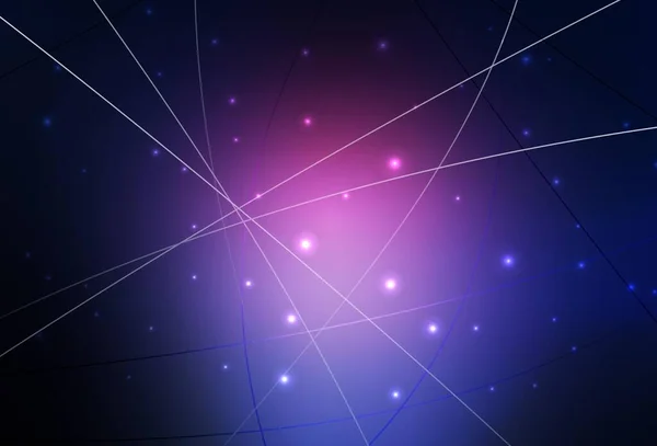 深粉色 蓝色矢量图案与多边形和圆圈 美丽的插图与圆形 三角形的自然风格 手机的背景 — 图库矢量图片