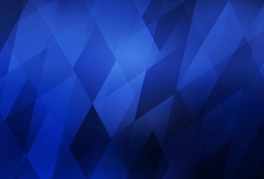 Dikdörtgenli koyu mavi vektör arkaplan. Soyut arkaplanda dikdörtgenler ve renkli gradyanlar. Reklamlar için desen.