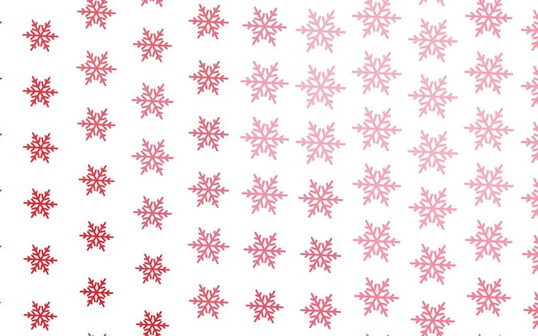 Φως Κόκκινο Διάνυσμα Φόντο Νιφάδες Χιονιού Χριστούγεννα Αστέρια Σύγχρονη Γεωμετρική — Διανυσματικό Αρχείο