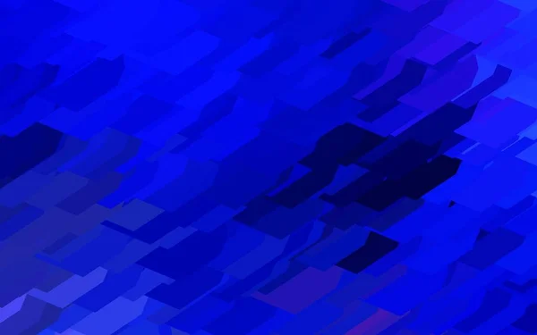 Темний Векторний Візерунок Blue Барвистими Гексагонами Ілюстрація Набором Барвистих Гексагонів — стоковий вектор