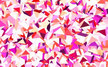 Açık mavi, çokgen biçimli sarı vektör arkaplan. Doğa tarzında üçgenleri olan güzel bir çizim. İniş sayfası için modern şablon.