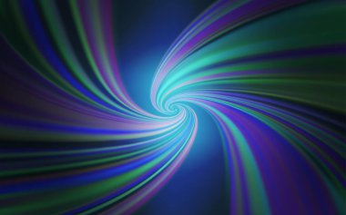 Kavisli çizgilerle açık Mavi vektör düzeni. Degrade ile soyut tarzda geometrik illüstrasyon. Bir marka kitap için zarif desen.