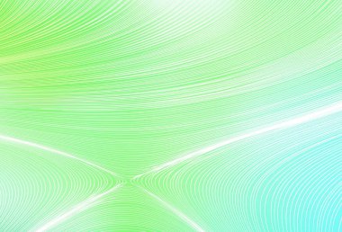 Parlak çizgili açık yeşil vektör arkaplan. Çizgilerle modern geometrik soyut çizim. İş ilanınız için akıllı tasarım.