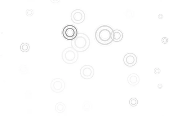 Světle Šedá Vektorová Šablona Kruhy Rozmazaný Dekorativní Design Abstraktním Stylu — Stockový vektor