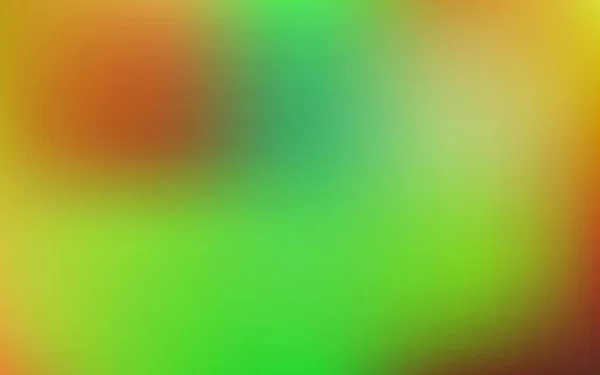 Ljusgrön Gul Vektor Suddig Mall Färgglad Gradient Abstrakt Illustration Suddig — Stock vektor
