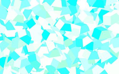 Rastgele şekilli açık yeşil vektör deseni. Modern tarzda değişen renkli kaotik formlar. Kartvizitiniz için modern tasarım.