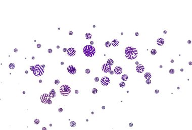 Soyut şekilli açık mor vektör arkaplanı. Modern tarzda değişen renkli kaotik formlar. Duvar kağıtları için zarif tasarım.