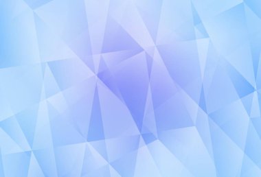 Açık Pembe, Mavi vektör çokgen arka plan. Yarım ton şeklinde, üçgenli yaratıcı illüstrasyon. Bir markanın arkaplanı için desen.