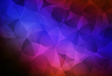 Koyu mavi, kırmızı vektör düşük poli düzeni. Çokgen tarzda tamamen yeni bir renk çizimi. Pankartın için tamamen yeni bir şablon.