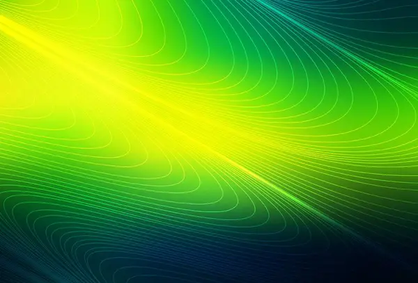Темний Зелений Жовтий Векторний Фон Прямими Смугами Блискуча Кольорова Ілюстрація — стоковий вектор