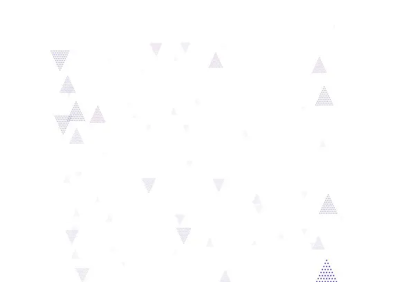 浅紫色矢量背景 带圆圈的多边形风格 现代抽象的图解与彩色圆点 小册子 传单的格式 — 图库矢量图片