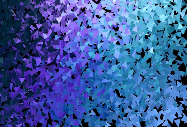 Темно Розовый Синий Векторный Узор Многоугольным Стилем Декоративный Дизайн Абстрактном — стоковый вектор