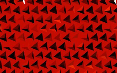 Çokgen şekilli koyu kırmızı vektör deseni. Doğa tarzında üçgenleri olan güzel bir çizim. Web siteniz için basit tasarım.