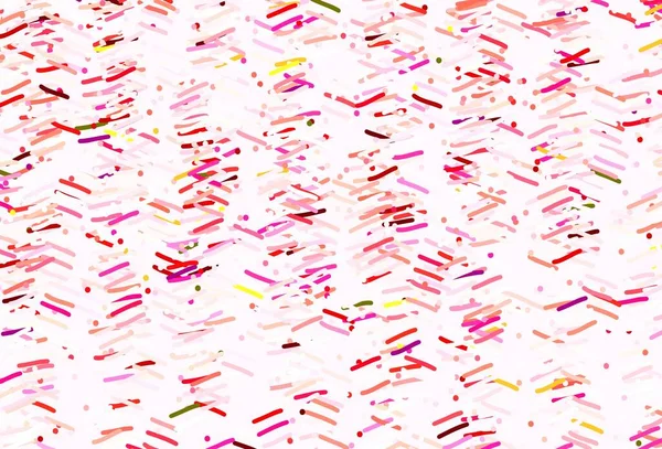 シャープな線を持つライトピンクベクトルパターン カラフルな棒でキラキラ抽象的なイラスト あなたのバスインのウェブサイトのためのパターン — ストックベクタ