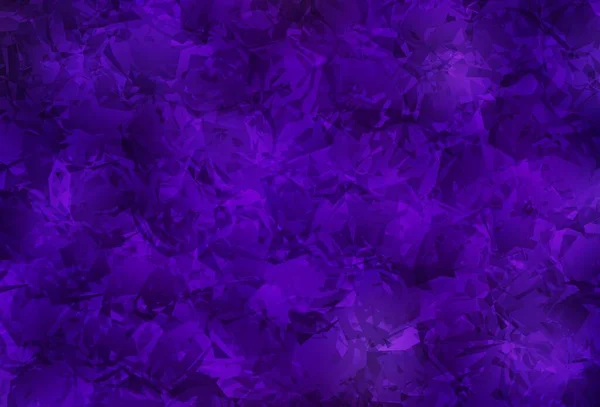 Dark Purple Vektor Natürliches Kunstwerk Mit Rosen Blumen Brandneue Farbige — Stockvektor